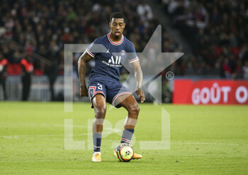 2021-10-29 - Presnel Kimpembe of PSG during the French championship Ligue 1 football match between Paris Saint-Germain and LOSC Lille on October 29, 2021 at Parc des Princes stadium in Paris, France - PARIS SAINT-GERMAIN VS LOSC LILLE - FRENCH LIGUE 1 - SOCCER