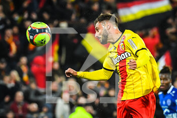2021-11-05 - Jonathan CLAUSS of Lens scores his goal during the French championship Ligue 1 football match between RC Lens and ESTAC Troyes on November 5, 2021 at Bollaert-Delelis stadium in Lens, France - RC LENS VS ESTAC TROYES - FRENCH LIGUE 1 - SOCCER