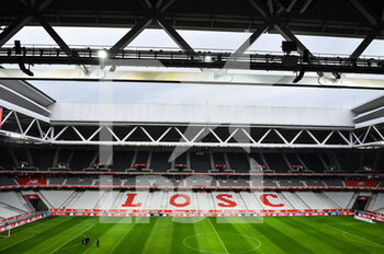 2021-11-06 - General view during the French championship Ligue 1 football match between LOSC Lille and SCO Angers on November 6, 2021 at Pierre Mauroy stadium in Villeneuve-d'Ascq near Lille, France - LOSC LILLE VS SCO ANGERS - FRENCH LIGUE 1 - SOCCER