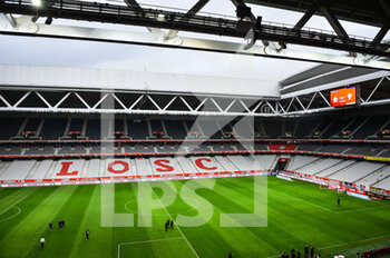 2021-11-06 - General view during the French championship Ligue 1 football match between LOSC Lille and SCO Angers on November 6, 2021 at Pierre Mauroy stadium in Villeneuve-d'Ascq near Lille, France - LOSC LILLE VS SCO ANGERS - FRENCH LIGUE 1 - SOCCER