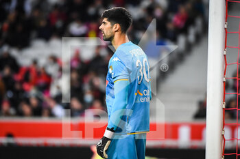2021-11-06 - Danijel PETKOVIC of Angers during the French championship Ligue 1 football match between LOSC Lille and SCO Angers on November 6, 2021 at Pierre Mauroy stadium in Villeneuve-d'Ascq near Lille, France - LOSC LILLE VS SCO ANGERS - FRENCH LIGUE 1 - SOCCER