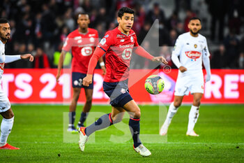 2021-11-06 - Benjamin ANDRE of Lille during the French championship Ligue 1 football match between LOSC Lille and SCO Angers on November 6, 2021 at Pierre Mauroy stadium in Villeneuve-d'Ascq near Lille, France - LOSC LILLE VS SCO ANGERS - FRENCH LIGUE 1 - SOCCER