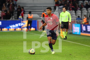 2021-11-06 - Reinildo 28 LOSC during the French championship Ligue 1 football match between LOSC Lille and SCO Angers on November 6, 2021 at Pierre Mauroy stadium in Villeneuve-d'Ascq near Lille, France - LOSC LILLE VS SCO ANGERS - FRENCH LIGUE 1 - SOCCER