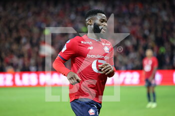 2021-11-06 - Jonathan BAMBA 7 LOSC during the French championship Ligue 1 football match between LOSC Lille and SCO Angers on November 6, 2021 at Pierre Mauroy stadium in Villeneuve-d'Ascq near Lille, France - LOSC LILLE VS SCO ANGERS - FRENCH LIGUE 1 - SOCCER