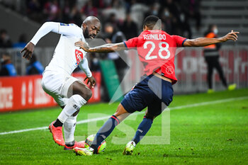 2021-11-06 - Stephane BAHOKEN of Angers during the French championship Ligue 1 football match between LOSC Lille and SCO Angers on November 6, 2021 at Pierre Mauroy stadium in Villeneuve-d'Ascq near Lille, France - LOSC LILLE VS SCO ANGERS - FRENCH LIGUE 1 - SOCCER