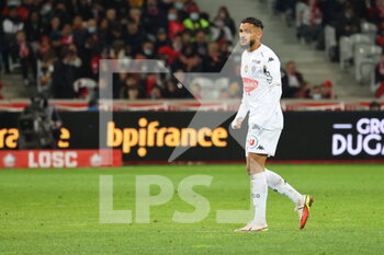 2021-11-06 - Sofiane BOUFAL 7 Angers during the French championship Ligue 1 football match between LOSC Lille and SCO Angers on November 6, 2021 at Pierre Mauroy stadium in Villeneuve-d'Ascq near Lille, France - LOSC LILLE VS SCO ANGERS - FRENCH LIGUE 1 - SOCCER