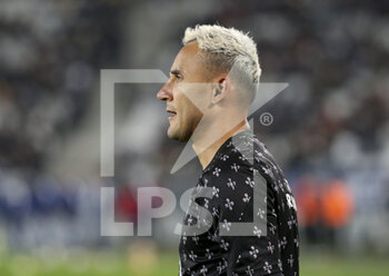 2021-11-06 - Goalkeeper of PSG Keylor Navas during the French championship Ligue 1 football match between Girondins de Bordeaux and Paris Saint-Germain on November 6, 2021 at Matmut Atlantique stadium in Bordeaux, France - GIRONDINS DE BORDEAUX VS PARIS SAINT-GERMAIN - FRENCH LIGUE 1 - SOCCER