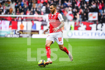 2021-11-07 - Anastasios DONIS of Reims during the French championship Ligue 1 football match between Stade de Reims and AS Monaco on November 7, 2021 at Auguste Delaune stadium in Reims, France - STADE DE REIMS VS AS MONACO - FRENCH LIGUE 1 - SOCCER