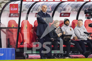 2021-11-13 - Coach Roberto Martinez of Belgium prior to the FIFA World Cup 2022, Qualifiers football match between Belgium and Estonia on November 13, 2021 at the King Baudouin Stadium in Brussels, Belgium - FIFA WORLD CUP 2022, QUALIFIERS - BELGIUM VS ESTONIA - FRENCH LIGUE 1 - SOCCER