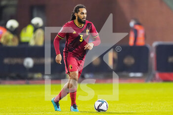 2021-11-13 - Jason Denayer of Belgium during the FIFA World Cup 2022, Qualifiers football match between Belgium and Estonia on November 13, 2021 at the King Baudouin Stadium in Brussels, Belgium - FIFA WORLD CUP 2022, QUALIFIERS - BELGIUM VS ESTONIA - FRENCH LIGUE 1 - SOCCER