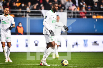 2021-11-21 - Mickael NADE of Saint Etienne during the French championship Ligue 1 football match between ESTAC Troyes and AS Saint-Etienne on November 21, 2021 at Stade de l'Aube in Troyes, France - ESTAC TROYES VS AS SAINT-ETIENNE - FRENCH LIGUE 1 - SOCCER