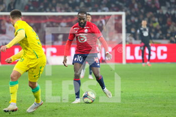 2021-11-27 - Jonathan IKONE 10 LOSC during the French championship Ligue 1 football match between LOSC Lille and FC Nantes on November 27, 2021 at Pierre Mauroy stadium in Villeneuve-d'Ascq near Lille, France - LOSC LILLE VS FC NANTES - FRENCH LIGUE 1 - SOCCER