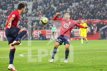 2021-11-27 - Benjamin ANDRE 21 LOSC during the French championship Ligue 1 football match between LOSC Lille and FC Nantes on November 27, 2021 at Pierre Mauroy stadium in Villeneuve-d'Ascq near Lille, France - LOSC LILLE VS FC NANTES - FRENCH LIGUE 1 - SOCCER
