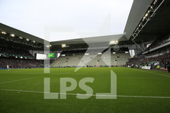 2021-11-28 - General view of stadium during the French championship Ligue 1 football match between AS Saint-Etienne and Paris Saint-Germain on November 28, 2021 at Geoffroy Guichard stadium in Saint-Etienne, France - AS SAINT-ETIENNE (ASSE) VS PARIS SAINT-GERMAIN (PSG) - FRENCH LIGUE 1 - SOCCER