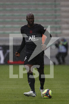 2021-11-28 - Danilo PEREIRA of Paris during the French championship Ligue 1 football match between AS Saint-Etienne and Paris Saint-Germain on November 28, 2021 at Geoffroy Guichard stadium in Saint-Etienne, France - AS SAINT-ETIENNE (ASSE) VS PARIS SAINT-GERMAIN (PSG) - FRENCH LIGUE 1 - SOCCER