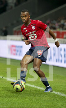 2021-12-12 - Tiago Djalo of Lille during the French championship Ligue 1 football match between Lille OSC (LOSC) and Olympique Lyonnais (Lyon, OL) on December 12, 2021 at Stade Pierre Mauroy in Villeneuve-d'Ascq near Lille, France - LOSC LILLE VS OLYMPIQUE LYONNAIS (LYON) - FRENCH LIGUE 1 - SOCCER
