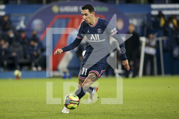 2021-12-12 - Angel Di Maria of PSG during the French championship Ligue 1 football match between Paris Saint-Germain (PSG) and AS Monaco (ASM) on December 12, 2021 at Parc des Princes stadium in Paris, France - PARIS SAINT-GERMAIN VS AS MONACO - FRENCH LIGUE 1 - SOCCER