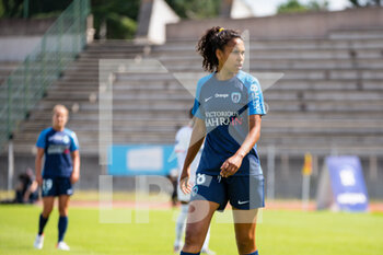 2021-08-28 - Coumba Sow of Paris FC reacts during the Women's French championship Arkema football match between Paris FC and EA Guingamp on August 28, 2021 at Robert Bobin stadium in Bondoufle, France - Photo Melanie Laurent / A2M Sport Consulting / DPPI - PARIS FC VS EA GUINGAMP - FRENCH WOMEN DIVISION 1 - SOCCER