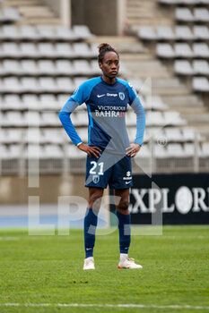 2021-12-12 - Ouleymata Sarr of Paris FC during the Women's French championship D1 Arkema football match between Paris FC and Olympique Lyonnais on December 12, 2021 at Charlety stadium in Paris, France - PARIS FC VS OLYMPIQUE LYONNAIS - FRENCH WOMEN DIVISION 1 - SOCCER