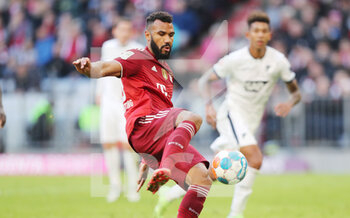 2021-10-23 - Eric Maxim Choupo-Moting of Bayern Munich scores a goal 3-0 during the German championship Bundesliga football match between Bayern Munich and TSG 1899 Hoffenheim on October 23, 2021 at Allianz Arena in Munich, Germany - BAYERN MUNICH VS TSG 1899 HOFFENHEIM - GERMAN BUNDESLIGA - SOCCER