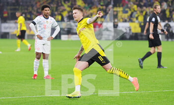 2021-08-17 - Marco Reus of Borussia Dortmund celebrates after his goal 1-2 during the German SuperCup between Borussia Dortmund and Bayern Munich on August 17, 2021 at Signal Iduna Park in Dortmund, Germany - Photo Ralf Ibing / firo Sportphoto / DPPI - BORUSSIA DORTMUND VS BAYERN MUNICH - GERMAN SUPERCUP - SOCCER
