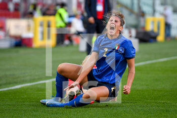 2021-09-17 - Foul of Nadeida Colesnicenco (Moldova) on Valentina Bergamaschi (Italy) - QUALIFICAZIONI MONDIALI 2023 - ITALIA FEMMINILE VS MOLDOVA - FIFA WORLD CUP - SOCCER