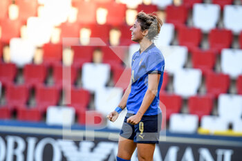 2021-09-17 - Valentina Giacinti (Italy) celebrates after scoring a goal 3-0 - QUALIFICAZIONI MONDIALI 2023 - ITALIA FEMMINILE VS MOLDOVA - FIFA WORLD CUP - SOCCER
