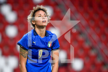 2021-09-17 - Disappointment of Valentina Giacinti (Italy) - QUALIFICAZIONI MONDIALI 2023 - ITALIA FEMMINILE VS MOLDOVA - FIFA WORLD CUP - SOCCER