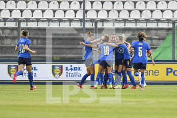 2021-10-22 - Italy Team in action during the UEFA women's world cup qualifying round between ITALIA and CROATIA at Stadio Teofilo Patini on October 22, 2021 in Castel di Sangro, Italy. - QUALIFICAZIONI MONDIALI 2023 - ITALIA FEMMINILE VS CROAZIA - FIFA WORLD CUP - SOCCER