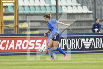 2021-10-22 - Cristiana Girelli of Italy in action during the UEFA women's world cup qualifying round between ITALIA and CROATIA at Stadio Teofilo Patini on October 22, 2021 in Castel di Sangro, Italy. - QUALIFICAZIONI MONDIALI 2023 - ITALIA FEMMINILE VS CROAZIA - FIFA WORLD CUP - SOCCER