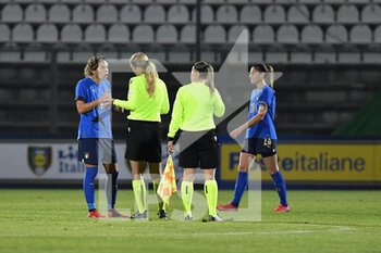 2021-10-22 - Elena Linari of Italy in action during the UEFA women's world cup qualifying round between ITALIA and CROATIA at Stadio Teofilo Patini on October 22, 2021 in Castel di Sangro, Italy. - QUALIFICAZIONI MONDIALI 2023 - ITALIA FEMMINILE VS CROAZIA - FIFA WORLD CUP - SOCCER