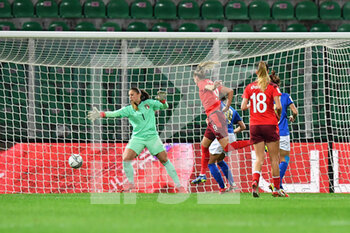 2021-11-26 - Switzerland's forward Ana-Maria Crnogorcevic scores the 0-2 goal  - QUALIFICAZIONI MONDIALI 2023 - ITALIA FEMMINILE VS SVIZZERA - FIFA WORLD CUP - SOCCER