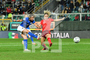 2021-11-26 - Italy's forward Valentina Giacinti misses a scoring change - QUALIFICAZIONI MONDIALI 2023 - ITALIA FEMMINILE VS SVIZZERA - FIFA WORLD CUP - SOCCER