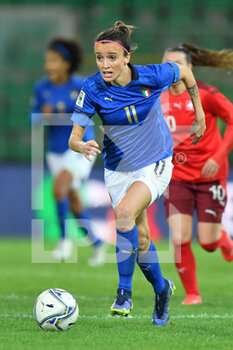 2021-11-26 - Italy’s forward Barbara Bonansea  - QUALIFICAZIONI MONDIALI 2023 - ITALIA FEMMINILE VS SVIZZERA - FIFA WORLD CUP - SOCCER