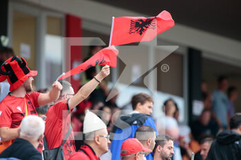 2021-09-05 - Albanian supporters  during the Fifa World Cup Qualifiers , Qatar 2022, football match between the national teams of Albania and Hungary on September 05, 2021 at Elbasan Arena - Albania - 
Photo Nderim Kaceli - QUALIFICAZIONI MONDIALI QATAR 2022 - ALBANIA VS UNGHERIA - FIFA WORLD CUP - SOCCER
