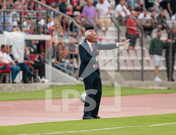 2021-09-05 - Coach Edy Reja of Albania during the Fifa World Cup Qualifiers , Qatar 2022, football match between the national teams of Albania and Hungary on September 05, 2021 at Elbasan Arena - Albania - 
Photo Nderim Kaceli - QUALIFICAZIONI MONDIALI QATAR 2022 - ALBANIA VS UNGHERIA - FIFA WORLD CUP - SOCCER