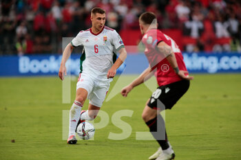 2021-09-05 - Orban (Hungary) during the Fifa World Cup Qualifiers , Qatar 2022, football match between the national teams of Albania and Hungary on September 05, 2021 at Elbasan Arena - Albania - 
Photo Nderim Kaceli - QUALIFICAZIONI MONDIALI QATAR 2022 - ALBANIA VS UNGHERIA - FIFA WORLD CUP - SOCCER