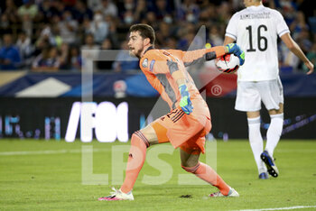 2021-09-01 - Goalkeeper of Bosnia and Herzegovina Ibrahim Sehic during the FIFA World Cup Qatar 2022, Qualifiers, Group D football match between France and Bosnia and Herzegovina on September 1, 2021 at Stade de La Meinau in Strasbourg, France - Photo Jean Catuffe / DPPI - FIFA WORLD CUP QATAR 2022, QUALIFIERS, GROUP D - FRANCE AND BOSNIA AND HERZEGOVINA - FIFA WORLD CUP - SOCCER