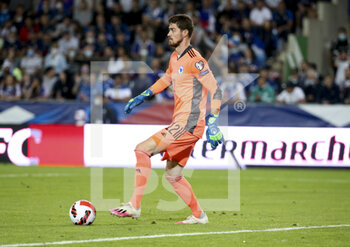2021-09-01 - Goalkeeper of Bosnia and Herzegovina Ibrahim Sehic during the FIFA World Cup Qatar 2022, Qualifiers, Group D football match between France and Bosnia and Herzegovina on September 1, 2021 at Stade de La Meinau in Strasbourg, France - FIFA WORLD CUP QATAR 2022, QUALIFIERS, GROUP D - FRANCE AND BOSNIA AND HERZEGOVINA - FIFA WORLD CUP - SOCCER