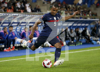 2021-09-01 - Jules Kounde of France during the FIFA World Cup Qatar 2022, Qualifiers, Group D football match between France and Bosnia and Herzegovina on September 1, 2021 at Stade de La Meinau in Strasbourg, France - Photo Jean Catuffe / DPPI - FIFA WORLD CUP QATAR 2022, QUALIFIERS, GROUP D - FRANCE AND BOSNIA AND HERZEGOVINA - FIFA WORLD CUP - SOCCER