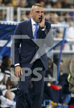 2021-09-01 - Coach of Bosnia and Herzegovina Ivaylo Petev during the FIFA World Cup Qatar 2022, Qualifiers, Group D football match between France and Bosnia and Herzegovina on September 1, 2021 at Stade de La Meinau in Strasbourg, France - Photo Jean Catuffe / DPPI - FIFA WORLD CUP QATAR 2022, QUALIFIERS, GROUP D - FRANCE AND BOSNIA AND HERZEGOVINA - FIFA WORLD CUP - SOCCER