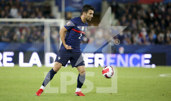 2021-09-01 - Leo Dubois of France during the FIFA World Cup Qatar 2022, Qualifiers, Group D football match between France and Bosnia and Herzegovina on September 1, 2021 at Stade de La Meinau in Strasbourg, France - Photo Jean Catuffe / DPPI - FIFA WORLD CUP QATAR 2022, QUALIFIERS, GROUP D - FRANCE AND BOSNIA AND HERZEGOVINA - FIFA WORLD CUP - SOCCER