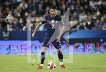 2021-09-01 - Leo Dubois of France during the FIFA World Cup Qatar 2022, Qualifiers, Group D football match between France and Bosnia and Herzegovina on September 1, 2021 at Stade de La Meinau in Strasbourg, France - FIFA WORLD CUP QATAR 2022, QUALIFIERS, GROUP D - FRANCE AND BOSNIA AND HERZEGOVINA - FIFA WORLD CUP - SOCCER