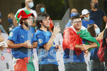 2021-09-02 - Supporters of Italy during the FIFA World Cup Qatar 2022, Qualifiers Group C football match between Italy and Bulgaria on September 2, 2022 at Artemio Franchi stadium in Firenze, Italy - FIFA WORLD CUP QATAR 2022, QUALIFIERS GROUP C - ITALY VS BULGARIA - FIFA WORLD CUP - SOCCER