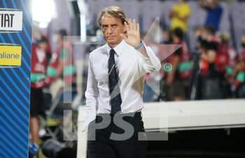 2021-09-02 - Coach Roberto Mancini of Italy during the FIFA World Cup Qatar 2022, Qualifiers Group C football match between Italy and Bulgaria on September 2, 2022 at Artemio Franchi stadium in Firenze, Italy - FIFA WORLD CUP QATAR 2022, QUALIFIERS GROUP C - ITALY VS BULGARIA - FIFA WORLD CUP - SOCCER