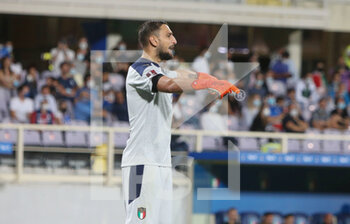 2021-09-02 - Gianluigi Donnarumma of Italy during the FIFA World Cup Qatar 2022, Qualifiers Group C football match between Italy and Bulgaria on September 2, 2022 at Artemio Franchi stadium in Firenze, Italy - FIFA WORLD CUP QATAR 2022, QUALIFIERS GROUP C - ITALY VS BULGARIA - FIFA WORLD CUP - SOCCER