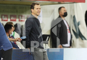 2021-09-02 - Germany Manager Oliver Bierhoff during the FIFA World Cup Qatar 2022, Qualifiers, Group J football match between Liechtenstein and Germany on September 2, 2021 at Kybunpark in St Gallen, Switzerland - Photo Marcel Engelbrecht / firo Sportphoto / DPPI - FIFA WORLD CUP QATAR 2022, QUALIFIERS, GROUP J - LIECHTENSTEIN AND GERMANY - FIFA WORLD CUP - SOCCER