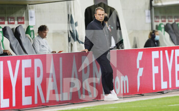 2021-09-02 - Germany coach Hansi Flick during the FIFA World Cup Qatar 2022, Qualifiers, Group J football match between Liechtenstein and Germany on September 2, 2021 at Kybunpark in St Gallen, Switzerland - Photo Marcel Engelbrecht / firo Sportphoto / DPPI - FIFA WORLD CUP QATAR 2022, QUALIFIERS, GROUP J - LIECHTENSTEIN AND GERMANY - FIFA WORLD CUP - SOCCER