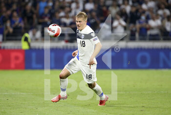 2021-09-07 - Jere Uronen of Finland during the FIFA World Cup Qatar 2022, Qualifiers, Group D football match between France and Finland on September 7, 2021 at Groupama stadium in Decines-Charpieu near Lyon, France - FIFA WORLD CUP QATAR 2022, QUALIFIERS, GROUP D - FRANCE AND FINLAND - FIFA WORLD CUP - SOCCER