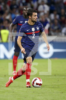 2021-09-07 - Leo Dubois of France during the FIFA World Cup Qatar 2022, Qualifiers, Group D football match between France and Finland on September 7, 2021 at Groupama stadium in Decines-Charpieu near Lyon, France - FIFA WORLD CUP QATAR 2022, QUALIFIERS, GROUP D - FRANCE AND FINLAND - FIFA WORLD CUP - SOCCER